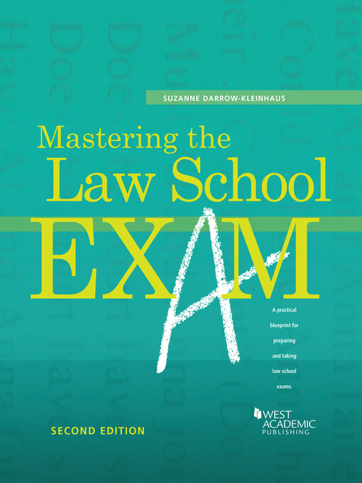 Cover image for Mastering the Law School Exam